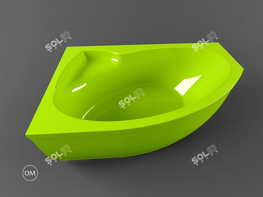 PAA CELLO: Premium Quality Bathtub 3D model image 2