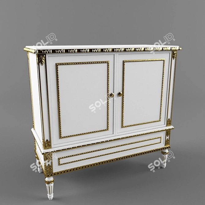 Classic Cupboard 3D model image 1