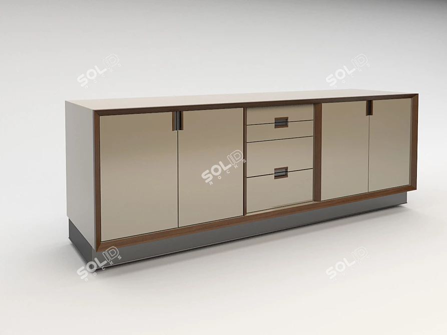 Sestante Cupboard by Besana 3D model image 1