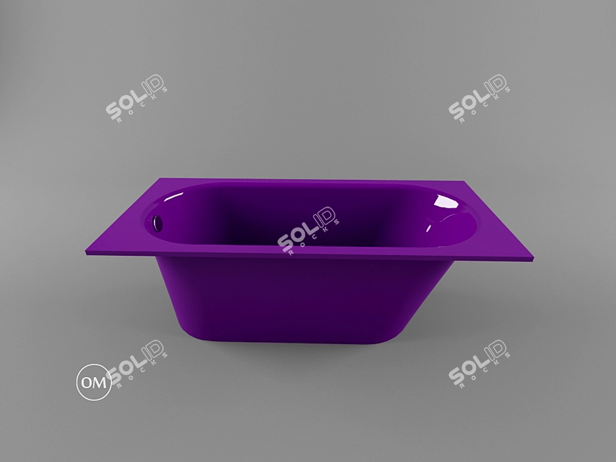 PAA VARIO LONG: Versatile and Spacious Bathtub 3D model image 2