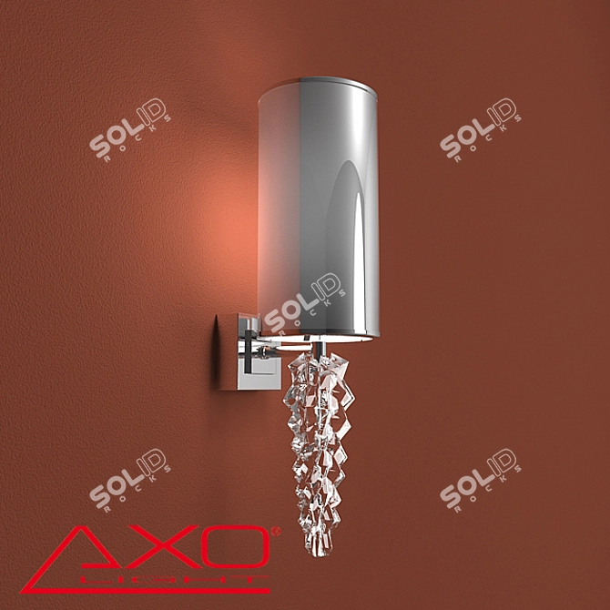 Axo Light Subzero Wall - Stylish Wall Sconce with Multiple Shades 3D model image 2