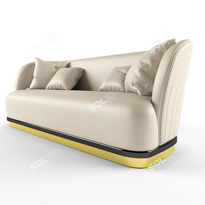 Rainbow Dream Sofa 3D model image 1