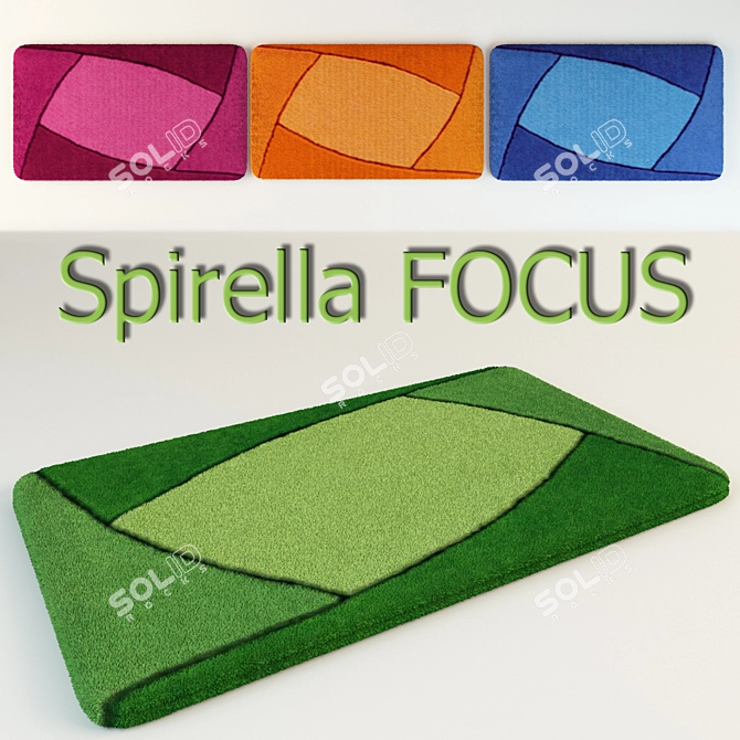 Spirella Focus Bath Mats 3D model image 1
