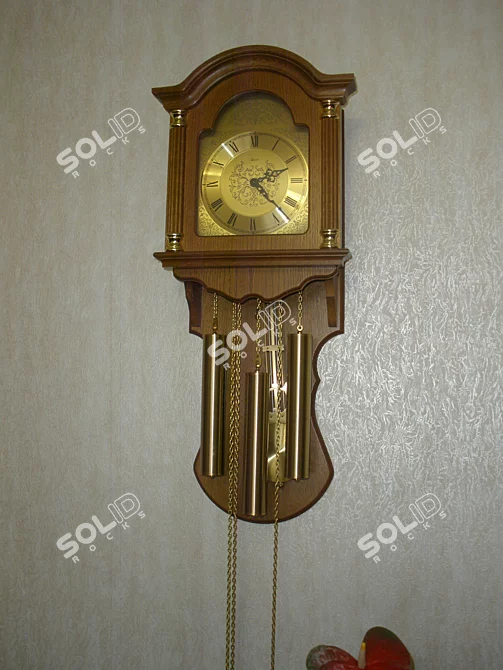 Timeless Wall Clock - 790x335x155 3D model image 3