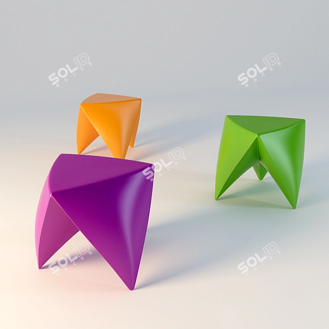 MR. LEM Stool & Table Combo 3D model image 3