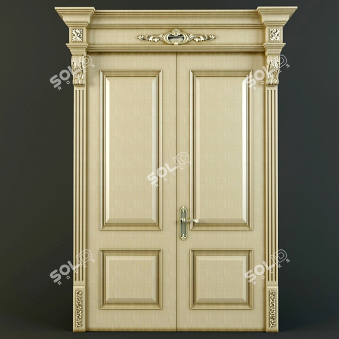 Beautiful Russian Door - стильные и прочные двери для вашего дома

Elegant Entry Door - эл 3D model image 1