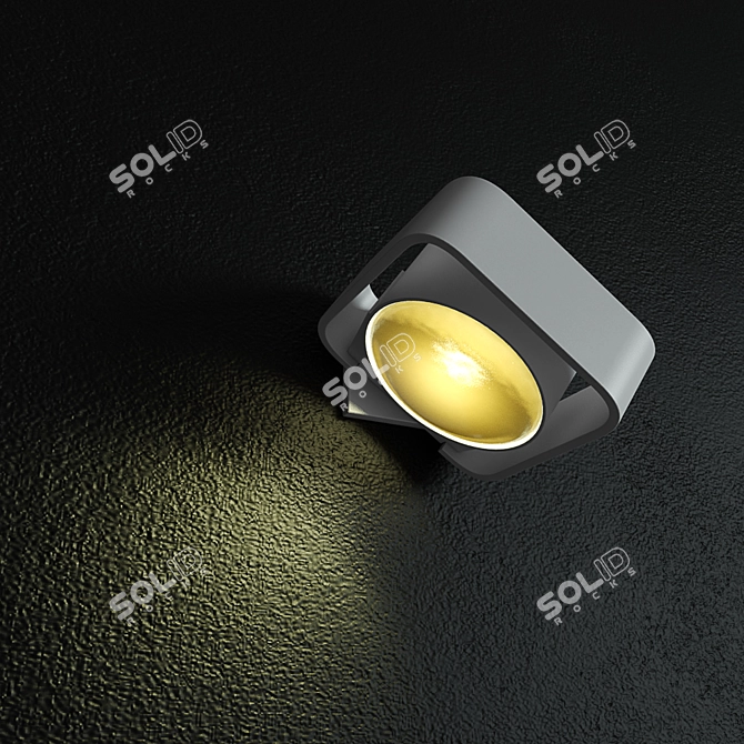 Modern Glow Wall Sconce 3D model image 1