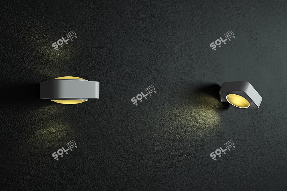 Modern Glow Wall Sconce 3D model image 2
