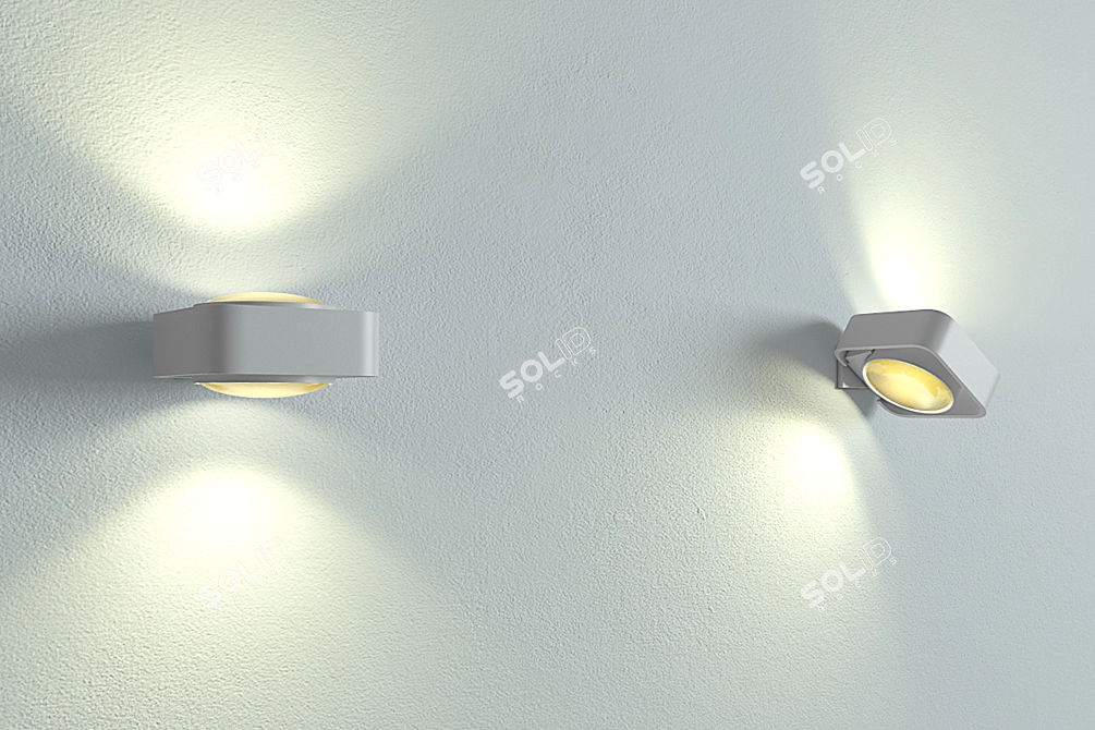 Modern Glow Wall Sconce 3D model image 3