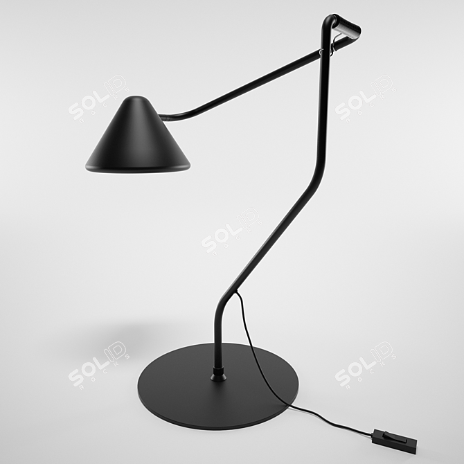 Modern Spring Table Lamp 3D model image 1