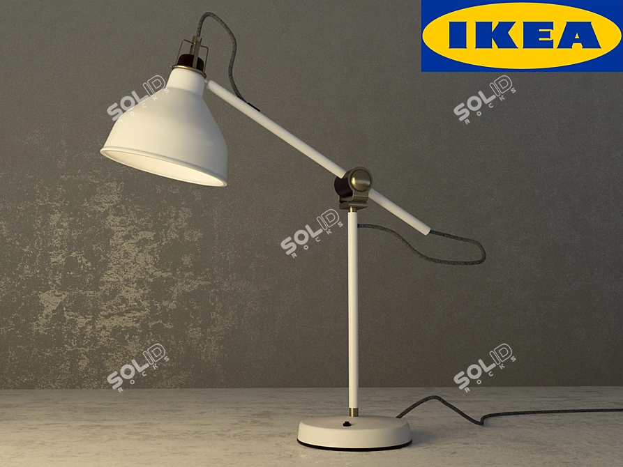 Industrial Style Work Lamp 3D model image 1