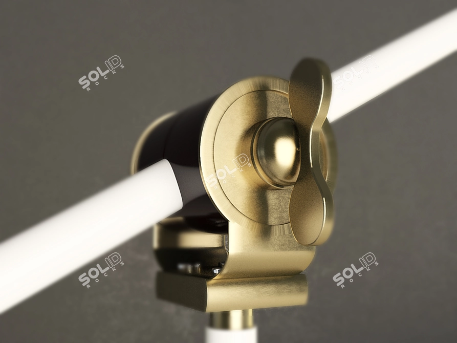 Industrial Style Work Lamp 3D model image 3