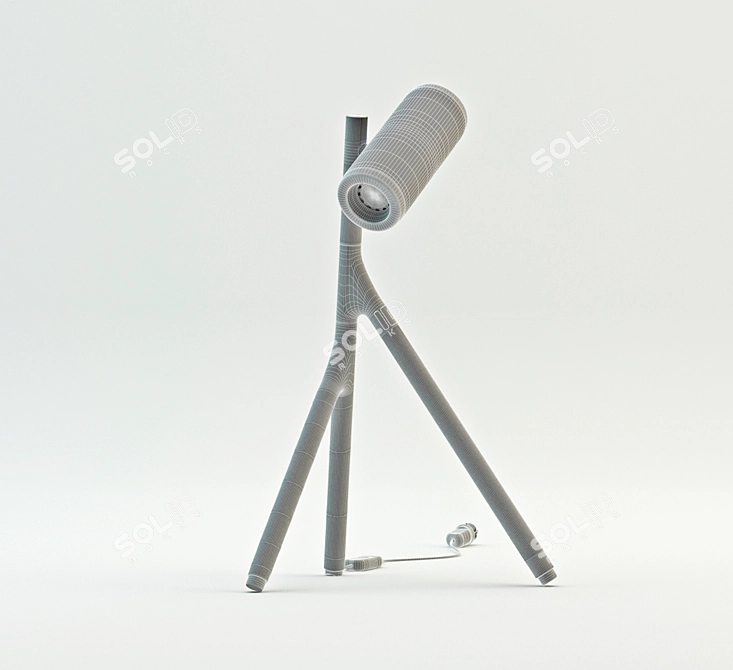 Modular Medard: Versatile Surface Mounted GU10 Fixture 3D model image 2