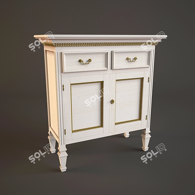 Classic Cupboard: Timeless Elegance for Your Home 3D model image 1