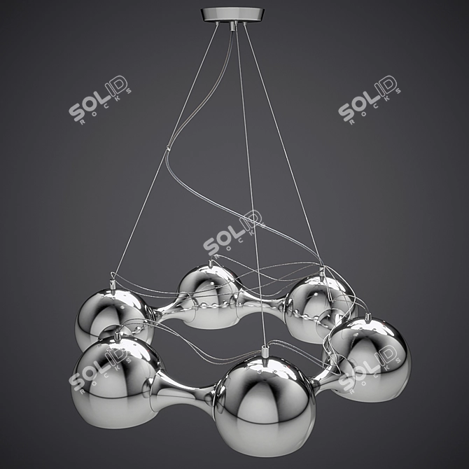 Rainbow Cottbus Chandelier 3D model image 1