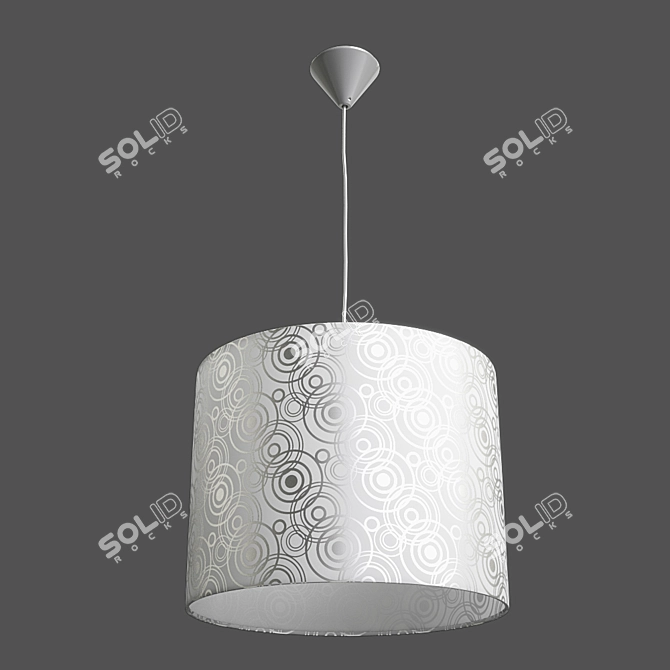 Rainbow Witting Chandelier 3D model image 1