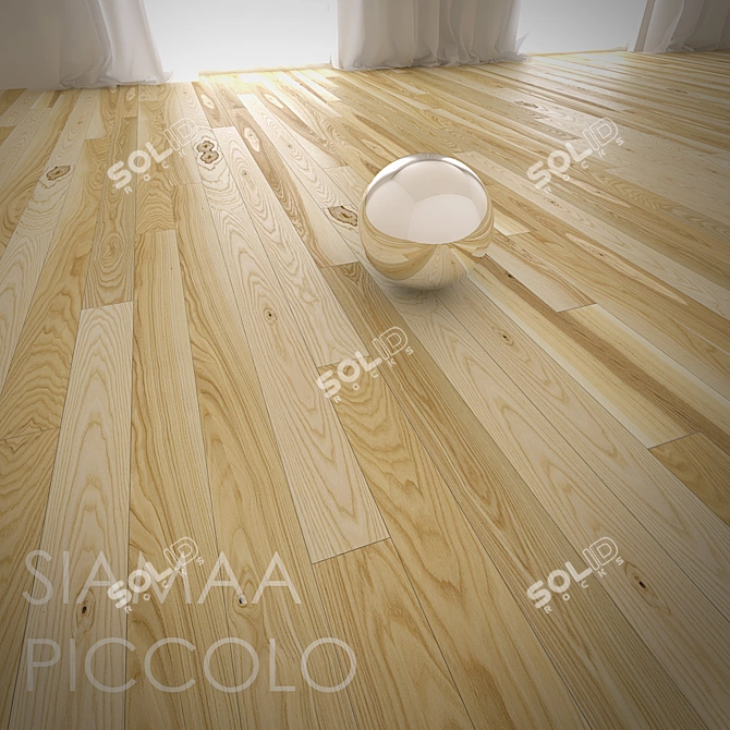 Barlinek Pure Line Parquet Collection: 4 Types, MultiTexture+FloorGenerator 3D model image 2