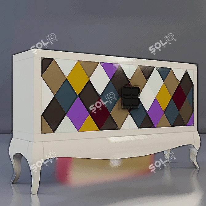 Quantum Ebanisteria Sideboard 3D model image 3