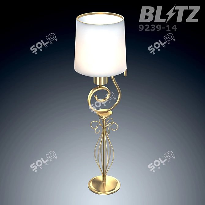 Elegant Blitz Floor Lamp 3D model image 1