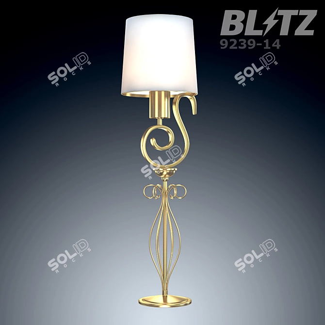 Elegant Blitz Floor Lamp 3D model image 2