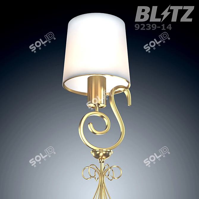 Elegant Blitz Floor Lamp 3D model image 3