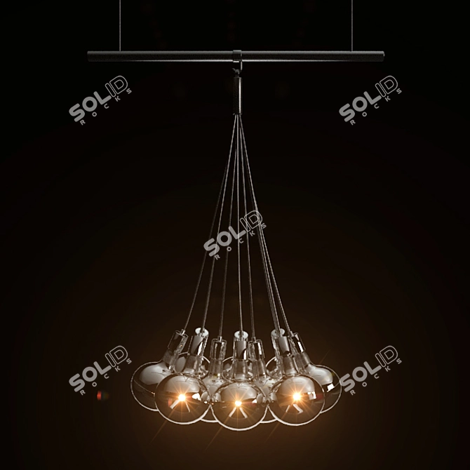 Quasar Helios Pendant Lamp 3D model image 1