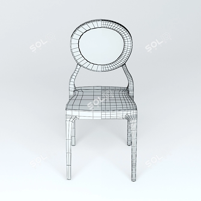 ComfortMax Stackable Chair 3D model image 2