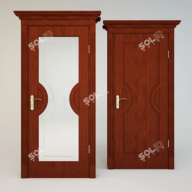 Marquise 2 & Marquis 2 Up Door Set 3D model image 2