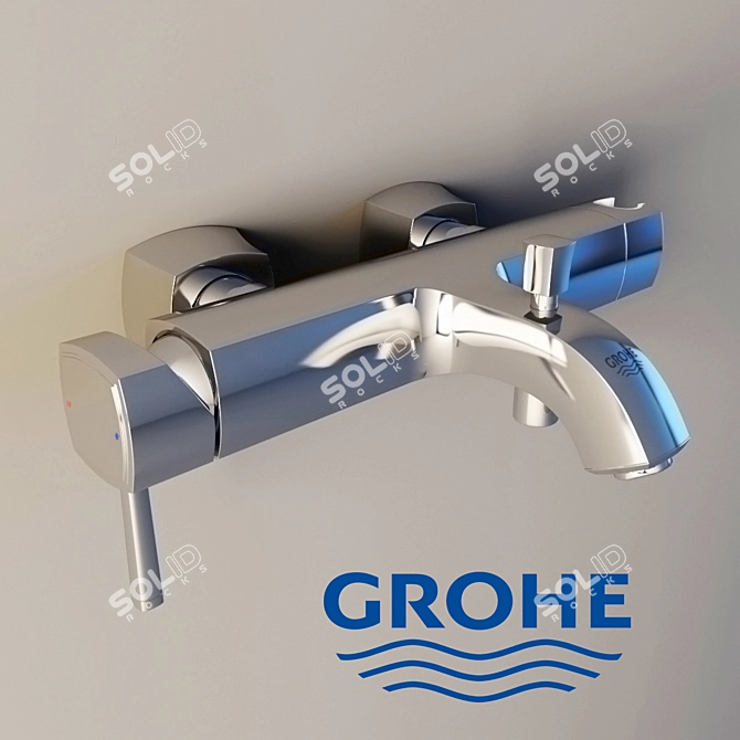 Grohe Grandera Bath Mixer 3D model image 1