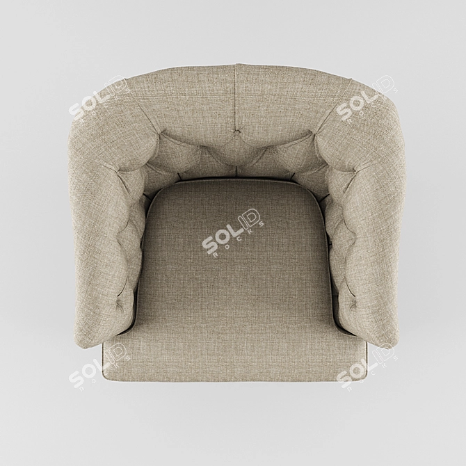 Windsor Lounge Chair: Elegant and Comfortable 3D model image 2