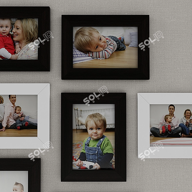 Family Frames: IKEA Photo Display 3D model image 2
