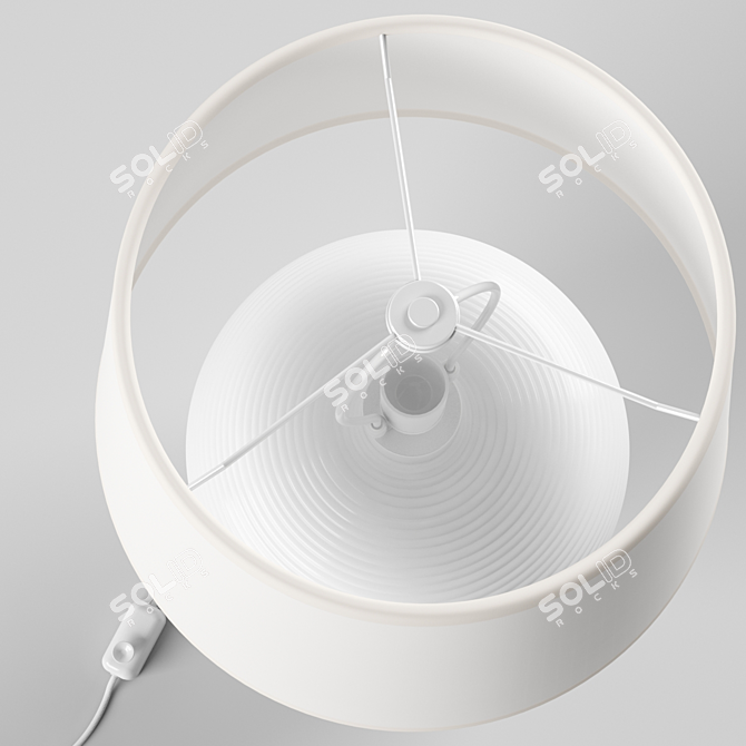 Gryby: Stylish, Space-Saving IKEA Ottoman 3D model image 3