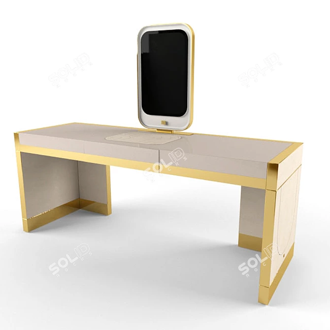 ORO-Milano Specchiere Nast: Elegant Dresser 3D model image 1
