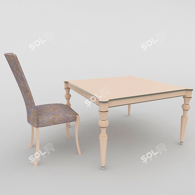 Bordignon Table, T/243 3D model image 1