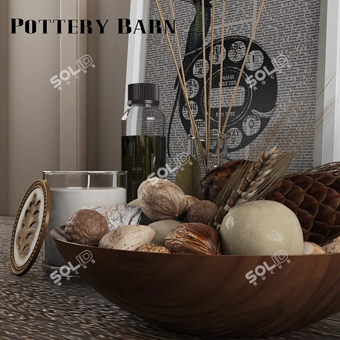 Pottery Barn Home Scent Set 3D model image 2