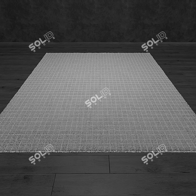 Title: Marble LivingCarpets: Brown-Green 3D model image 2