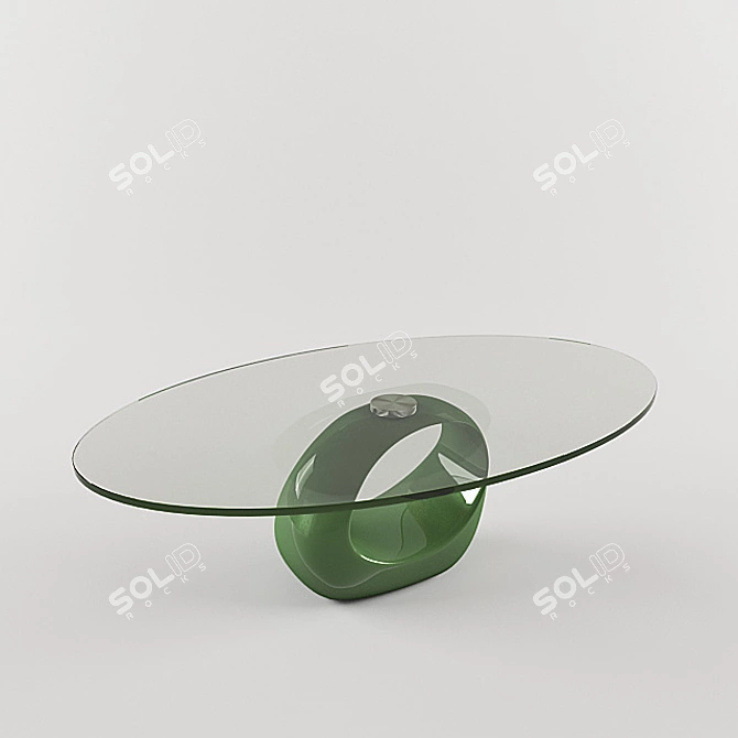 Italian Elegance: TONIN CASA Coffee Table 3D model image 3