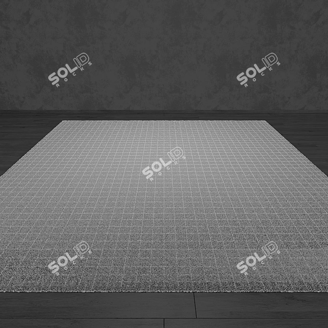 Golden Lyon Milk Carpet 3D model image 2