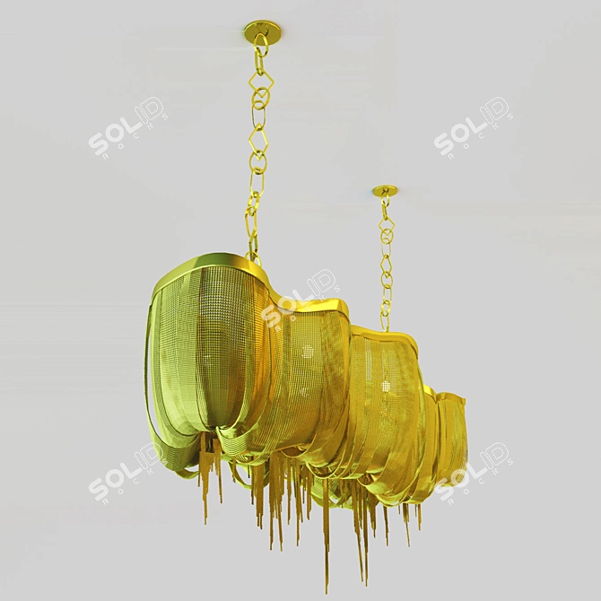 Luxury Crystal Chandelier | Terzani Atlantis 3D model image 1