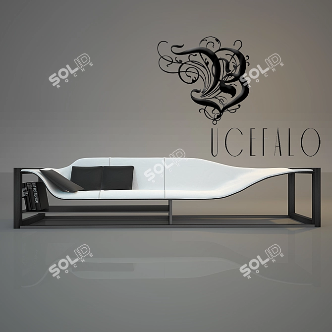 Title: Bucefalo Sofa: Versatile Design Masterpiece 3D model image 2