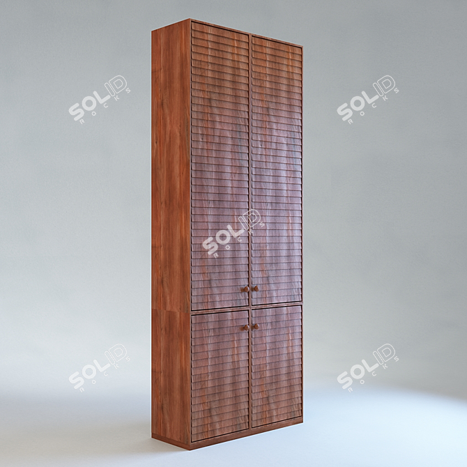 Kids Room Wardrobe 3D model image 1