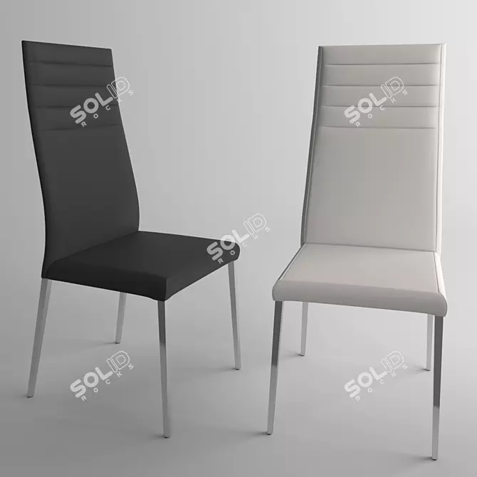 Elegant Niger Chair: Timeless Comfort 3D model image 1