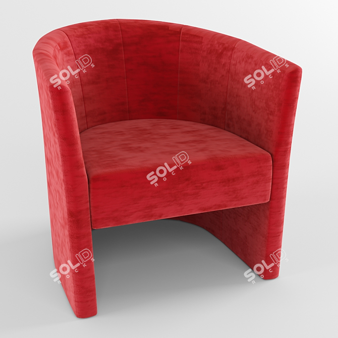 San Remo Modern Chair 3D model image 1