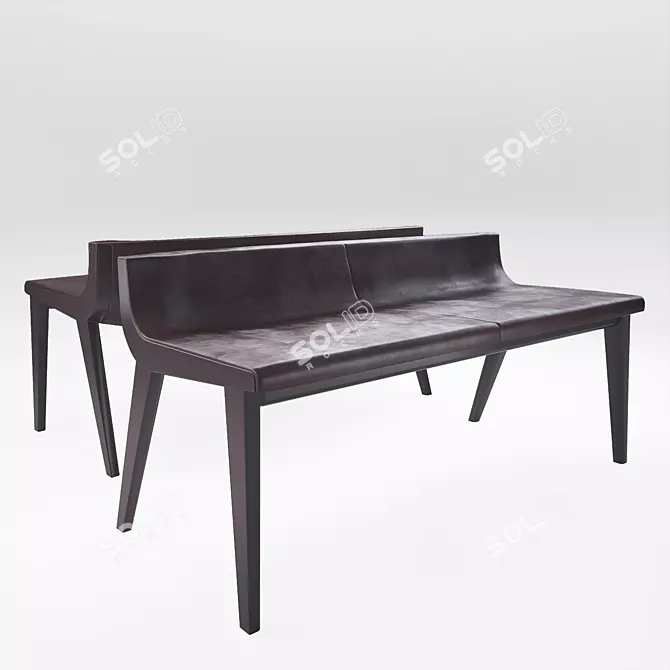 Maxalto Acanto Benches 3D model image 1