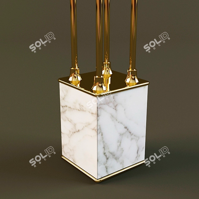 Elegant Glow | CYPRES Floor Light 3D model image 3