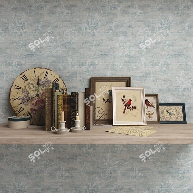 Title: Vintage Texture Collection 3D model image 1