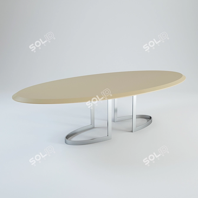 Italian Prince Dining Table by DV Home 3D model image 1