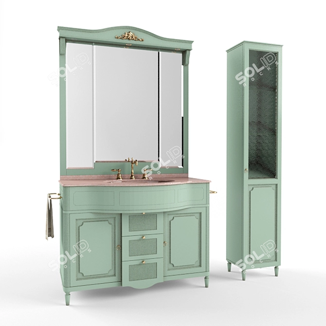 Luigi XVI Elegance Collection 3D model image 1