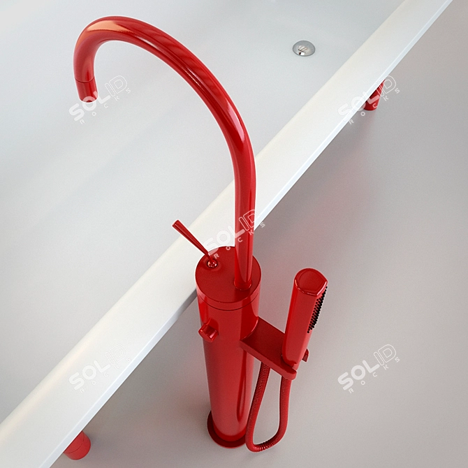 Transforming Luxury: KOS Morphing Bathtub 3D model image 3