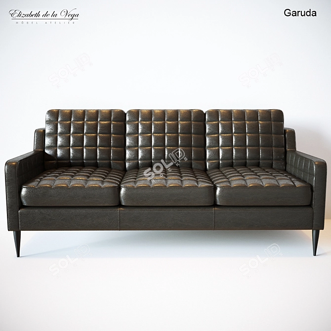 Elizabeth de la Vega Garuda Sofa 3D model image 1